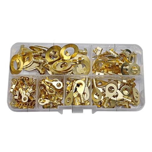 Cosse en cuivre DJ431-6B connecteur pressé à froid terminal type O rond 120 pcs