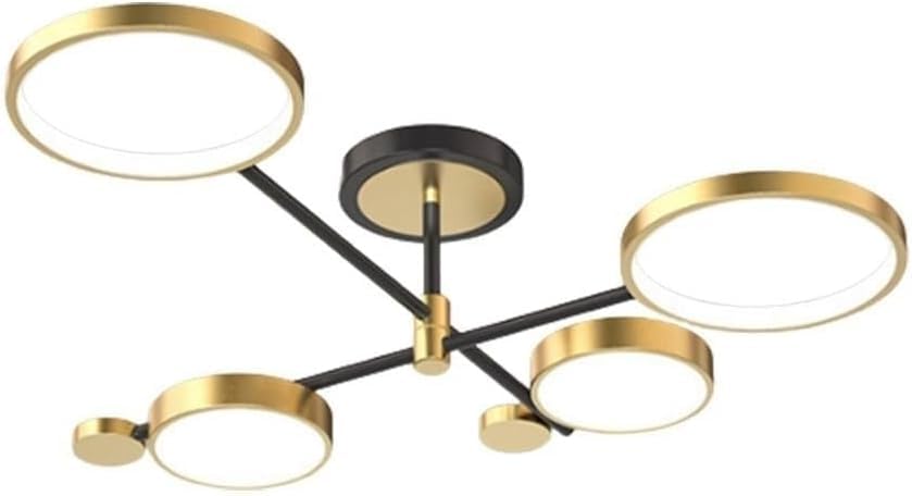Plafonnier à cercle rond moderne pour salon, bibliothèque et étude