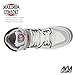 Avia 880 Men’s Basketball Shoes, High Top Retro Sneakers for Indoor or Outdoor, Street or Court - White/Black, 10 Medium