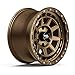 RockTrix RT114 18 inch Wheel 6x139.7 6x5.5 Bolt Pattern, 18x9-12mm Offset, 4.5 Inch Backspace, fits Chevy Colorado Silverado 1500 and fits GMC Canyon Sierra 1500, Matte Bronze 6 Lug Rim