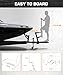 Autoholic Boat Trailer Step 3 Step with Handle Non-Slip Step Fit for Trailer Tongue Safer Easier for People of All Ages Boarding Boat Trailer Stability Reduce Slip Glow in Dark Climbing Assist