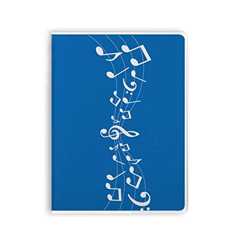 Carnet de notes Jumpg 5-le Staff haut de gamme au motif Art déco bleu raffiné