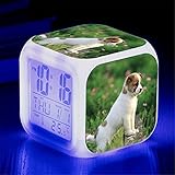 ♔ Configuración fácil y pantalla grande: simplemente presionando "SET" para activar y "ARRIBA / ABAJO" para configurar el tiempo. Con una pantalla LED grande de 3.15 ", la alarma del dormitorio muestra claramente no solo la información de la hora (hora exacta en AM / PM, sino también en formato de 12 / 24h, día, fecha, semana, año)