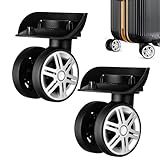 Juego De Reparación De Para Maleta - Piezas De Repuesto De Giratorias De 9,8 X 6 Cm, Giratorias Silenciosas | Solución De Componente De Restauración De Movilidad Universal Para