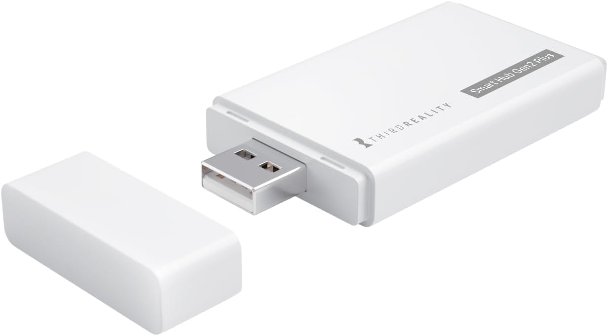 Smart Hub Gen2 Plus, ZigBee 3.0 standard, Smart Home gateway, Mini Size, 2.4GHz WiFi, Compatible with Alexa and Google, work with all THIRDREALITY ZigBee devices