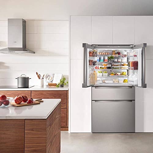 800 Series 36 in. 21 cu. ft. Smart Counter Depth French Door Recessed Handle Refrigerator Stainless Steel, Ice and Water on Fridge.com