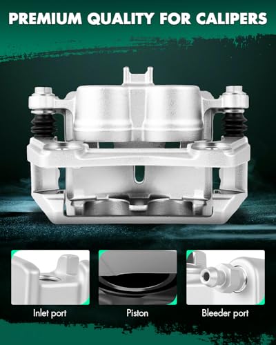 Image of SCITOO 19B3279 Front Right Disc Brake Caliper w /Bracket Fit For Acura For MDX 2007-2013,For Acura For ZDX 2010-2013, Double Pistons