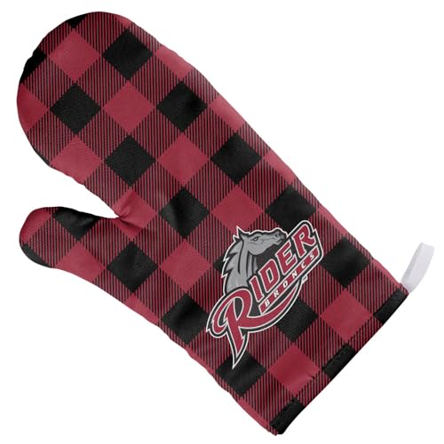 Rider University Buffalo Check Oven Mitt for Indoor/Outdoor Kitchen and BBQ