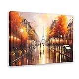Samsung TV-Poster, Motiv: Paris, Frankreich, farbenfroher 