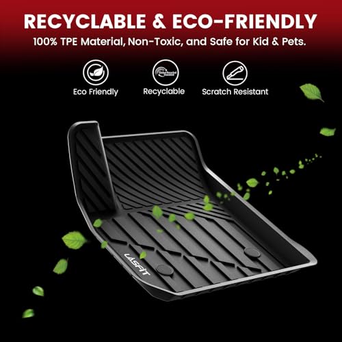 Image of LASFIT Floor Mats 2021-2026 & Only 7 Seats (Not for 8 /9 Seats) for Chevrolet Chevy Tahoe /GMC Yukon (Only Yukon, Not Fit Yukon XL) /Cadillac Escalade (Only Escalade, Not Fit Escalade ESV)