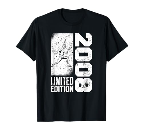Escrimeur Anniversaire né en 2008 sport d'escrime Escrime T-Shirt