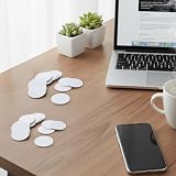 Nogeqi Ntag215 NFC Ntag215 504 bajtów nfc karty z samoprzylepną tylną stroną do wielokrotnego zapisu, kompatybilne z telefonami i urządzeniami, białe, 25 mm