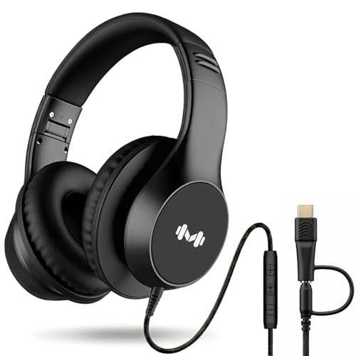 MartiAudio Wired Headphones for Adults, Premium Over-Ear...