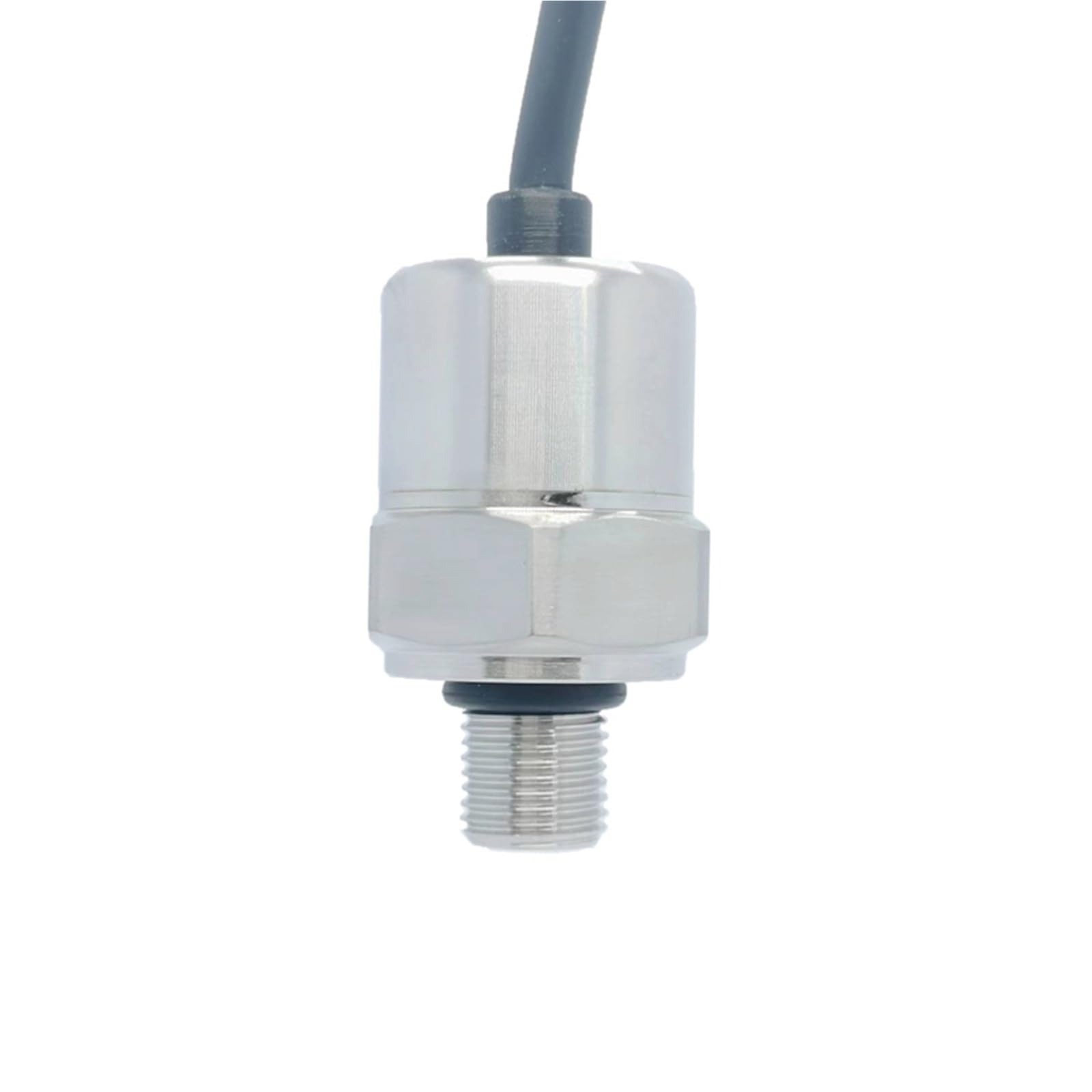 Pressure Transmitter, 0-12bar Water Pressure Sensor NPT1/8 Ceramic Chip Transmitter Oil/air(0-12bar)