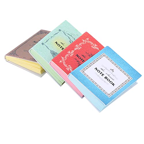 Dilwe 4 Miniatur-Puppenhaus-B¨¹Cher, 1:12 Mini-B¨¹Cher, Notizbuch, Spielzeug, Puppenspielzeug, Zubeh?r f¨¹r die… – Bild 6