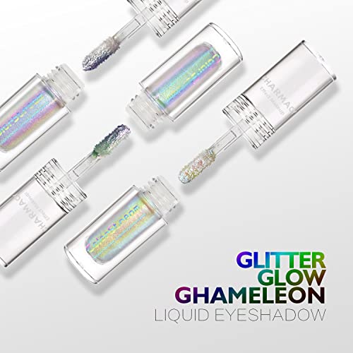Charmacy Liquid Duochrome Eyeshadow, Multi-Dimensional Eye Looks, Long Lasting Glitter Eye Shadow Sets Metallic Pigments, Quick Drying, Sparkling Shiny Eye Makeup For Beginners, 1.6G (#303) #TOP5