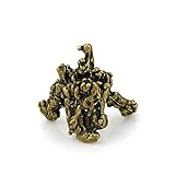  Koliyn Vintage Pur Cuivre Pendentif Mini Faux Montagne Encens Poêle en Laiton Artisanat Bureau Porte-Stylo Nouveauté Cadeau