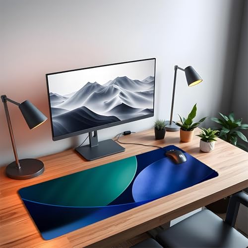 Image of XL Extended Gaming Mouse Pad | XXL Large Desk Mat 60x30cm for Laptop & PC | Non-Slip Rubber Base, Waterproof, Durable & Smooth Surface | Office, Gaming & Study, asthetic