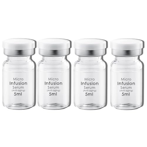 Sérum Antiedad 5ml, Ampollas Avanzadas de Ácido Hialurónico para Hidratar la Piel, Solución Todo en Uno para el Sistema de Micro Infusión de Hidratación, Adecuado para Todo Tipo de Piel (5ml x 4)