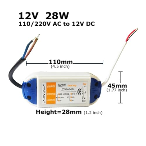 Transformateur LED 12V 48W pour éclairage de cuisine et dressing moderne - 4