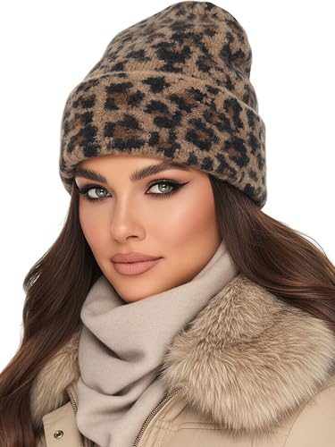 Bonnet d'hiver chaud en tricot pour femme idéal pour vos balades en plein air