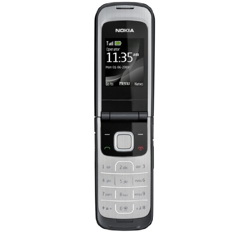 Image of Nokia 2720 Black Fold Flip Phone