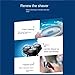Cleaning fluid refills. Compatible With Braun. Compatible With Philips. Razor Wash Solution.(1 bottle)