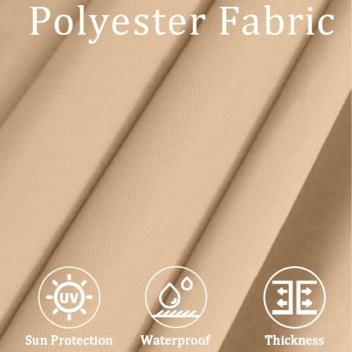 Toile de remplacement auvent rétractable polyester imperméable