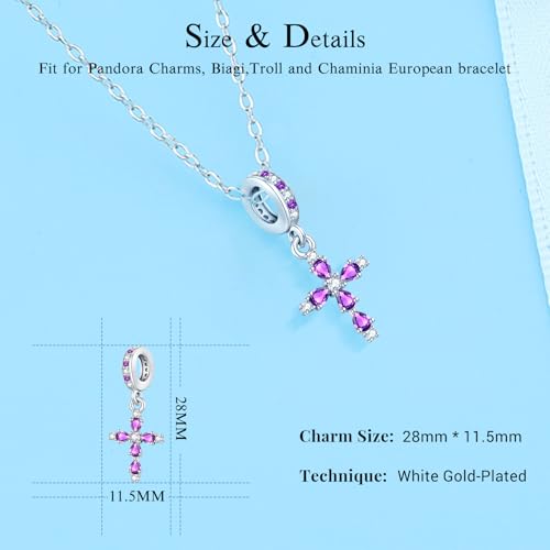 Cuentas charm compatibles con Pandora en plata de ley Eusense 5