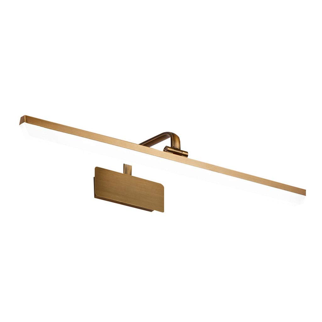Lampes de Miroir Den Led Miroir Avant Lumière Salle Den Miroir Avant Lumière Led Salle Den Anti-Buée Applique Murale Coiffeuse Miroir Armoire Lampe Rétro Acrylique 3 Couleurs Éclairage Mural/Wa