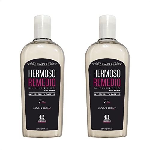 Cuidado Para El Cabello, Tools Hermoso Remedio - Shampoo Crecimiento Anticaída para Mujer - Combate Alopecia Pérdida de Cabello - 250ml x 2