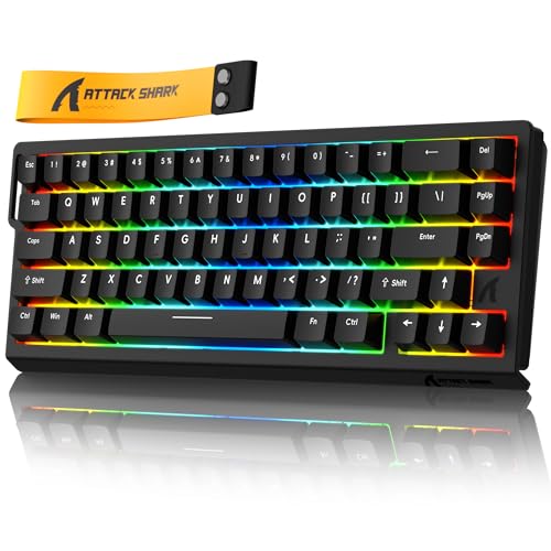 ATTACK SHARK X68 HE 8000Hz Rapid Trigger Keyboard, 0.01mm RT...