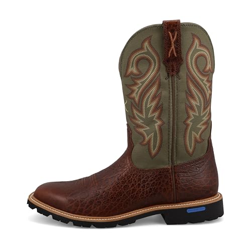 Image of Twisted X Men's 11 inch Tech X Boot, Wide Square Toe with CellStretch and Tech X