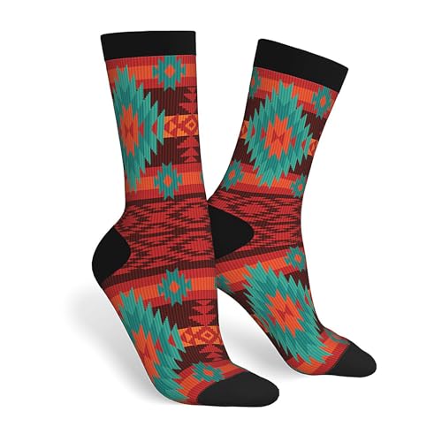 Calcetines Tribal Étnico Calcetines De Trabajo Transpirables Medias Antideslizante Calcetines Deporte Para Ciclismo Senderismo Trekking