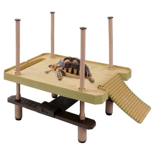 Tfwadmx Large Turtle Basking Platform Floating Turtles Pier Terrapin Dock Aquarium Float Decoration Bask Terrace Climb for Brazilian Tortoise, Newts, Crabs and Salamanders
