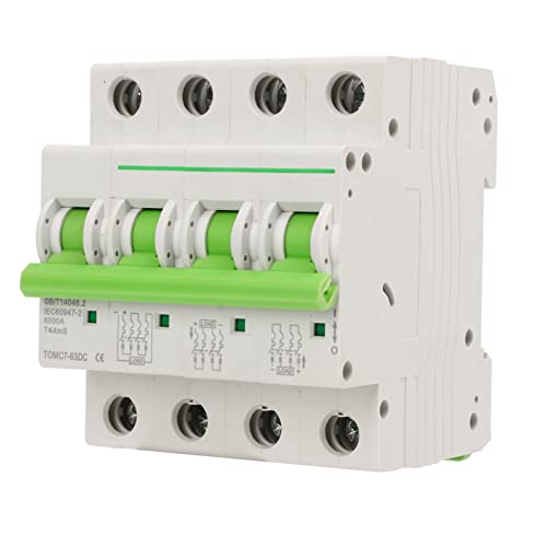 Disjoncteur Solaire Photovoltaïque 4P 1000V 16A Cocoarm pour la protection contre courts-circuits