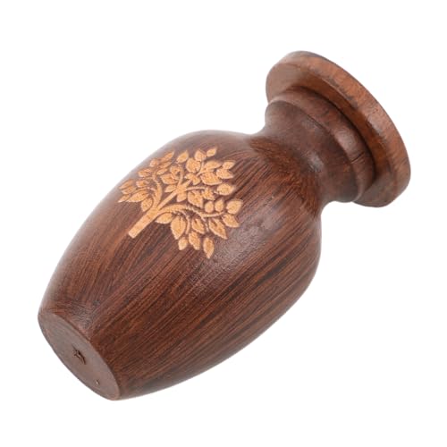 Kisangel ペット壷 ペットの火葬場 生命の木の壷 人骨の火葬箱 ペット用火葬骨壷 ペット葬儀のアクセサリー ペットの葬儀 火葬された 葬儀のペット 人間用棺 犬用棺 木製 Brown