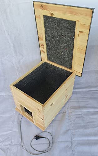 Niche chauffante pour chat isolée et résistante aux intempéries - 5
