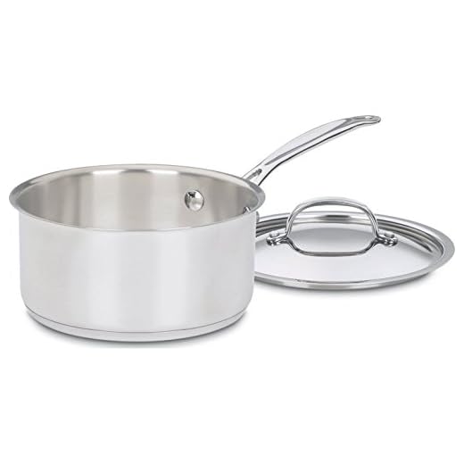 Cuisinart 719-18 kockens klassiska rostfritt 2-quart kastrull med lock