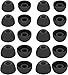 Rqker Eartips Compatible with Powerbeats Pro 2 Earbuds, 10 Pairs XS/S/M/L/XL Sizes Soft Silicone Ear Tips Replacement Earbuds Tips, Compatible with Powerbeats PB Pro 2 10 Pairs Jet Black