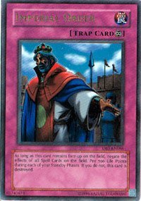 Amazon.com: YuGiOh Dark Beginning 1 Single Card Imperial Order DB1-EN086  Ultra Rare [Toy] : Toys & Games