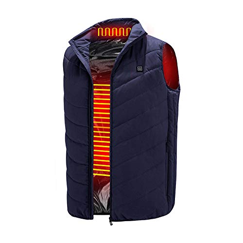 Veste de travail thermique et légère avec zone de chauffage USB pour homme et femme