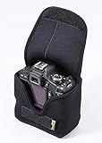 LensCoat Bodybag Case Neoprene Camera Body Bag Case Protection Camouflage Bodybag Compact with Grip, Black (lcbbcgbk)