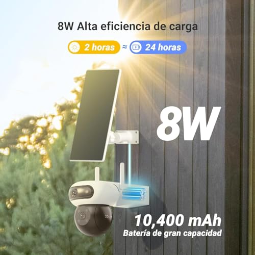 EZVIZ 4G 8MP(4MP+4MP) Camera Exterieur sans Fil à Double Objectif,CB90x Kit - 13