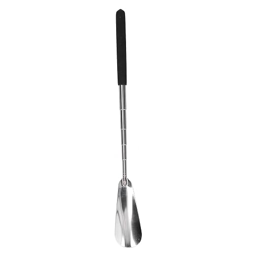 Calzador de acero inoxidable con mango telescópico extendido miniatura 4