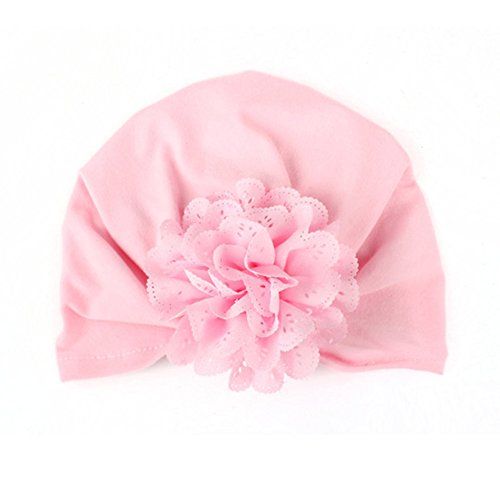 6 Pieces Newborn Baby Hats Infant Turban Wrap Floral Head Cap #TOP5