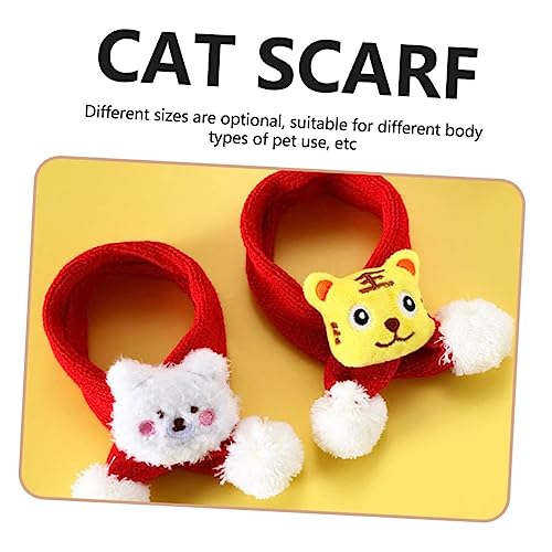 POPETPOP Lenço Para Animais De Estimação Acessórios Brilhantes Gato Cachorro Traje De Ano Chinês Col