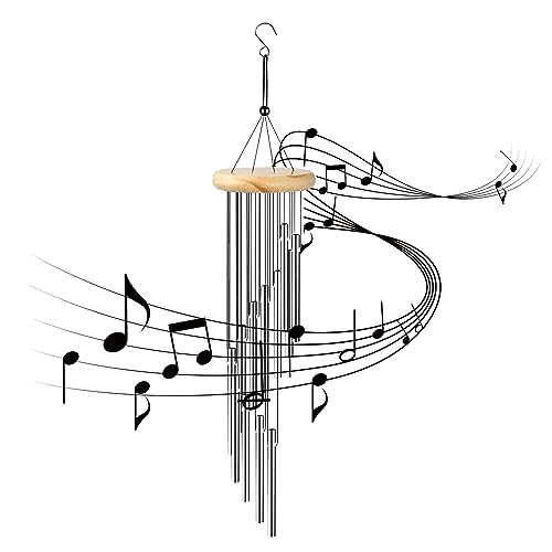 Timbre de Viento,Campanas de Viento de Madera,Carrillones de Viento,Carrillón para Jardín,Carillón Campanas de Viento Exterior,Carrillon de Viento Exterior,Campana de Viento,Carillón,campanas musicale