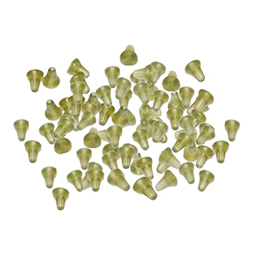 QSTDGVPW 100個/個 ビーズ 鯉釣りターミナル ゴム 鯉リグホルダー, 100 ピース/個, 3.5x3mm