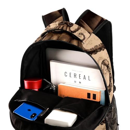 Sac à dos loup Campus avec porte-bouteille intégré et imprimé lune rouge
